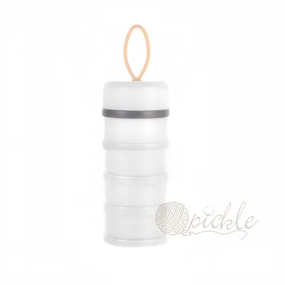 Baby Formula Dispenser| Infant Milk Powder Box 4 Layers| Stackable On-The-Go BPA Free Toddler Kids Snacks Container