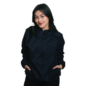 EWIGKEIT - Jacket Parasut Wanita Hoodie Olahraga Sport Jooging Jaket Waterproof All Size XL