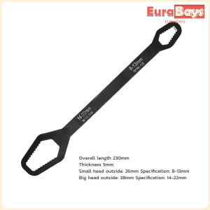E.B. Universal Wrench Tool Double-Sided Heavy-Duty Multi-Functional Plum Wrench Double-Head Multi-Purpose 8-22mm