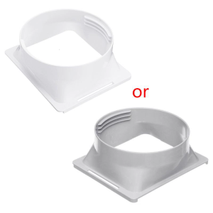 ตัวเครื่องเครื่องปรับอากาศแบบพกพาทรงสี่เหลี่ยม15ซม. ข้อต่อท่อเชื่อมต่อแบบท่อระบายอากาศ