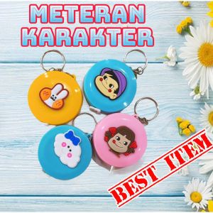 AZ Meteran Gulung Karakter Kain Baju Badan Model Pita Gulung Tailoring Tape