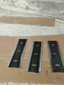 Dao 2 mặt lắp máy băm rơm rạ cỏ voi . dao dài 22cm
