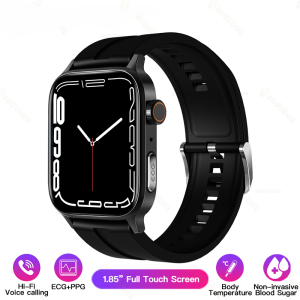 ECG+PPG Painless Non-Invasive Blood Glucose Smart Watch Mens Healthy Blood Pressure Exercise Smart Watches Blood Glucose Meter