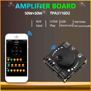 COD KIRIM CEPAT Sinilink 2x50W Audio Amplifier HiFi Bluetooth 5.0 Super Bass APD3016D XY-AP15H