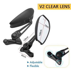 Motorcycle Side Mirror Street King Anti-glare Street King Adjustable Blue Lens Adjustable Mirror