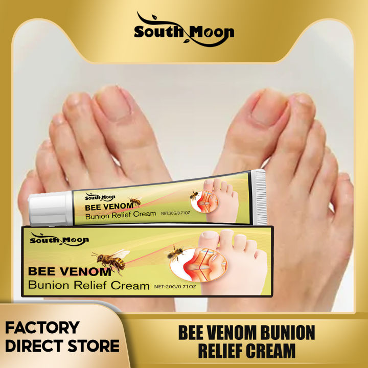 South Moon Bee Venom Bunion Relief Cream Gout Treatment Hallux Valgus