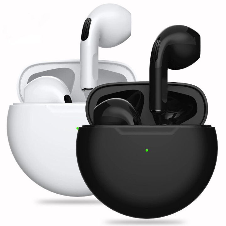Portable Wireless Bluetooth TWS PRO 6 Earphone With Mic.