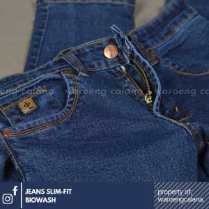 Celana Jeans Pria BIOWOS Celana Jeans Pria Slimfit Celana Jeans Panjang Celana Panjang Pria  Celana Panjang Pria Slimfit New Jeans Pria Pensil Biowash Celana Panjang Bahan Denim Strecth Melar Slim Fit