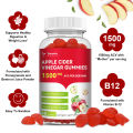 Apple Cider Vinegar Gummies for Weight Management & Gut Health – Natural Detox, Sugar-Free (60 Gummies) – Supports Immunity & Energy. 