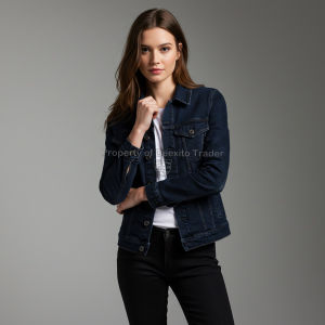 Jaket Denim Wanita Warna Maroon – Model Slim Fit Korea Elegan | Outer Jeans Cewek Eksklusif | Jaket Jeans Cewek Kekinian
