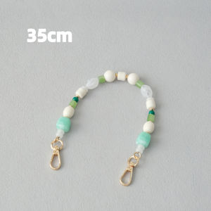 New Fashion Brand Woman Bag Accessory Detachable Vintage Beaded Chain Candy Acrylic Bag Rope Straps Women Handbag Cute Shoulder Handle Chains