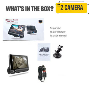 Full HD 1080P Car DVR 3Camera/2Camera Lens 4.0Inch 1080P Dash cam IPS Screen with G Sensor Loop Recording
