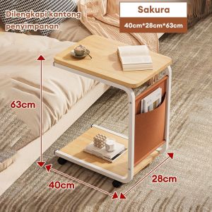 Meja Kopi Dengan Roda Meja Ruang Tamu Minimalis Meja Laptop Meja Samping Meja Teh