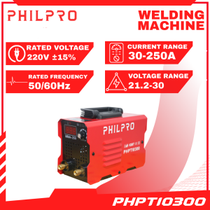 PHILPRO MMA250 250A Welder – Precise Amperage Control + Welding Accessories