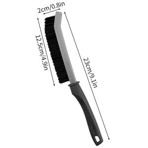 DiyHomeIpoh Long Gap Cleaning Brush Car Household Tile Narrow Joints Scrubber Stiff Bristles Crevices Cleaner Brushes Durable Clean Tools