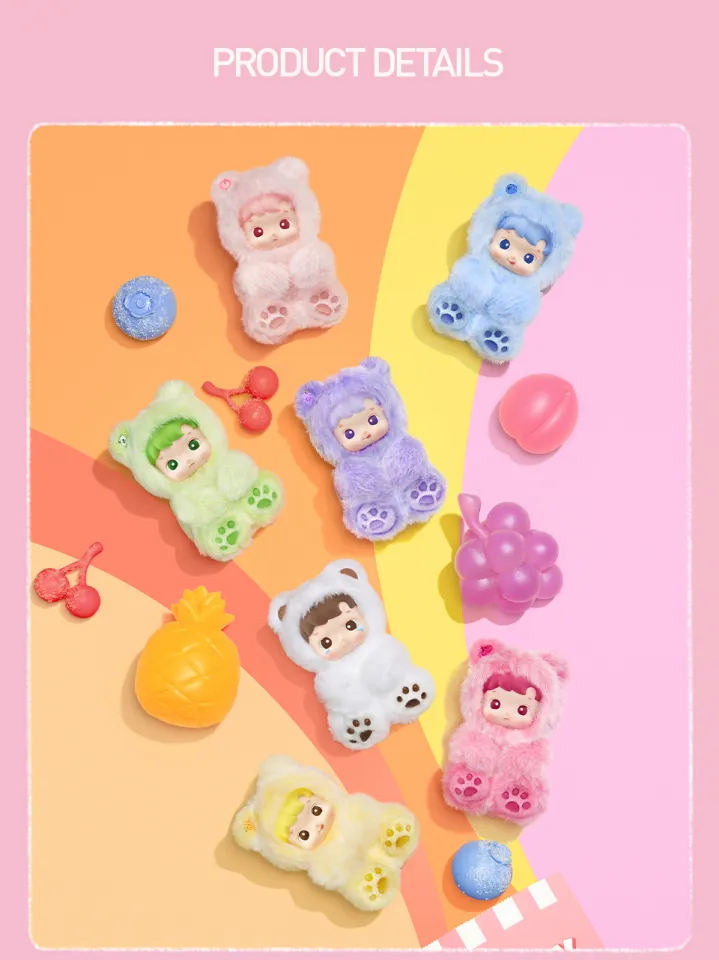 POP MART HACIPUPU Gummy Bear Series-Vinyl Plush Pendant Blind Box
