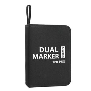 Drawing Pencil Case Large Capacity Pencil Case 60/72/100/120 Slots Coloring Pencil Holder Case Art Marker Carrying Case