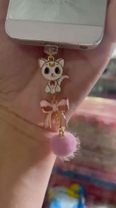 จุกกันฝุ่นมือถือ จุกกันฝุ่นหูฟัง iPhone iPad Android ปลั๊กกันฝุ่น Type C สำหรับ IPhone 14ขึ้นไป