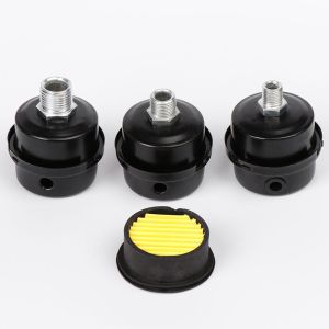 JAYQQ   khí Phụ kiện máy bơm Máy nén khí Bộ giảm thanh không dầu Squelch Muffler Bộ lọc khí