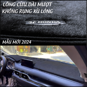 Thảm taplo xe Veloz - Avanza 2022 đến 2026 da carbon nhung lông cừu có đế chống trượt 3 lớp dày dặn bảo hành 12 tháng
