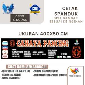 Cetak Spanduk Banner GROSIR ALAT PANCING & UMPAN PANCING Costom Desain