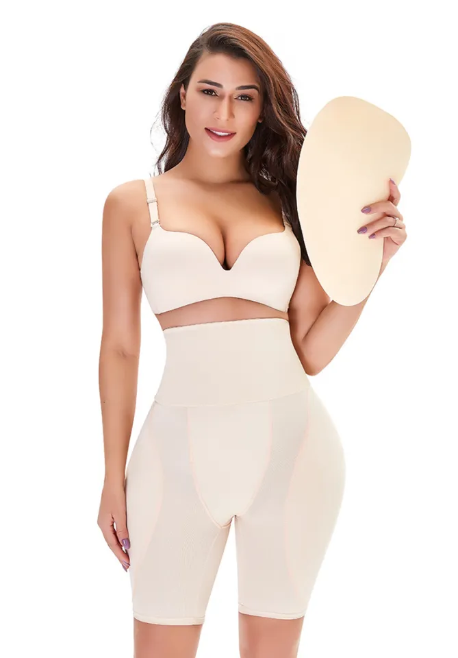 Shapewear Women's Tummy Control Butt Lifter Shapewear High Waist Trainer Body  Shaper Mesh Breathable Lace Briefs Briefs Belt Underwear Corsage (Color :  Lace Apricot, Size : XX-Large) : : Fashion