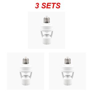 VIVOLILV 【จัดส่งจาก SamutSakhon🚚】 E27 ฐานของหลอดไฟในร่างกายการเหนี่ยวนำในเวลากลางคืนฐานซ็อกเก็ตโคมไฟอินฟราเรดตรวจจับการเคลื่อนไหวเซ็นเซอร์เซ็นเซอร์จับความเคลื่อนไหว【COD】