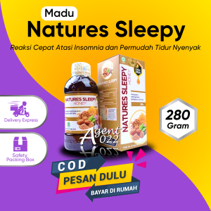 Madu Natures Sleepy Obat Insomnia Susah Tidur Paling Ampuh Mengatasi Susah Tidur Malam Herbal Alami Penenang Insomnia Obat  Insmonia BPOM Original