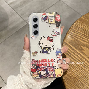 New Casing Tecno Camon 40 Pro Camon40 30 30S Pro Premier 4G 5G Ins Cute Cartoon Jigsaw Puzzle Illustration Hello Kitty Phone Case Anti-fall Silicone Soft Cover 2025