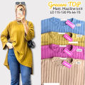 ATASAN Knit Modis Baju Knit Lengan Panjang Wanita Kekinian. 