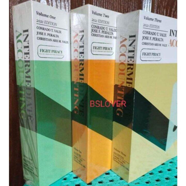 INTERMEDIATE ACCOUNTING Vol.1,2&3 2021 Ed. By Valix | Lazada PH