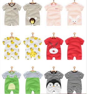 Newborn Baby Rompers: Soft & Stylish Cartoon Animal Cotton Jumpsuits