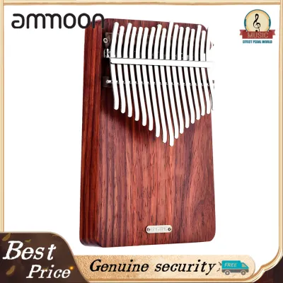 LINGTING K17A 17-key Portable Thumb Piano Kalimba Mbira Sanza Padauk Matetial with Storage Bag