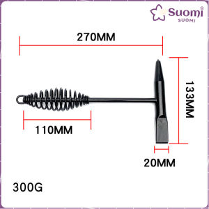 Suomi 300g 500g Spring Handle Welding Chipping Hammer Industrial Grade Welding Hammer Welding Hammer Slag Hammer