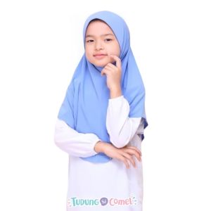 Set A Tudung Sekolah Awning Scuba Lycra Korea By Tudung Si Comel