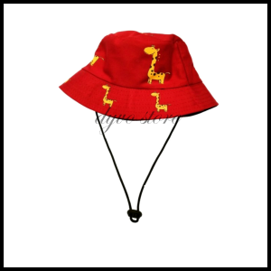 bucket hat anak laki laki perempuan ada tali motif jerapah