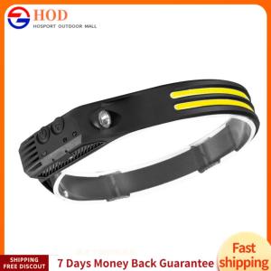 【Outdoor】Type C Charging Head Flashlight 600mAh Headlight 330LM Mini Work Light Waterproof Camping Searchlight for Hiking Fishing