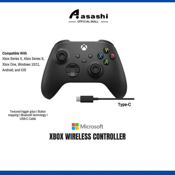 Microsoft Xbox Wireless USB-C Controller Carbon Black (3 months