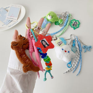 Cartoon Doll Keychain Pendant Decorative Pendant Star Photo Frame Pendant 痛包装饰星星相框挂饰