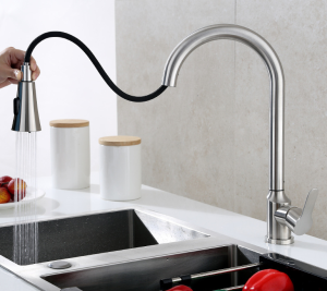 2 Water Mode Basin Faucets Pull out Waterfall Bathroom Faucet Hot and Cold Tap Single Handle Basin Mixer Tap Bath Sink Water Crane