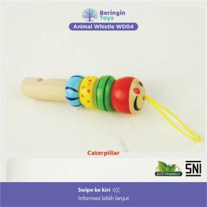 Beringin Toys Peluit Kayu / Mainan Peluit Kayu Lucu / Peluit Lucu / Wooden Toys / Mainan Edukasi / Peluit Anak