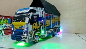 miniatur truk oleng terlaris mainan anak alfisk