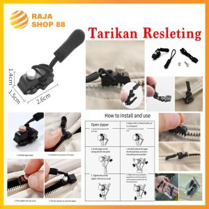 Tarikan Resleting Puller Rope Zipper Pengganti Universal Dapat Dilepas Pasang Serbaguna