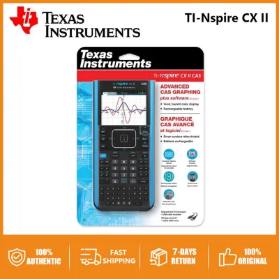 Original Texas Instruments TI-Nspire CX II Advanced CAS Color Graphing Calculator Plus Software