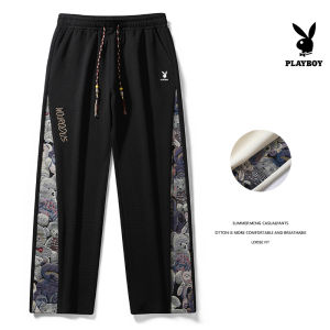 Playboy ba-bar cotton Sweatpants mới giản dị Bộ quần áo cho nam giới và phụ nữ trong mùa xuân và mùa thu