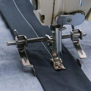 Double Guide Stitch Ruler For Industrial Single Needle Lockstitch Sewing Machine Accessories Left Right Fabric Guide Parts