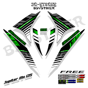 sticker jupiter mx new 135 grafis 39 versi mx ing striping exciter rc lc njmx 135 Motorcycle
