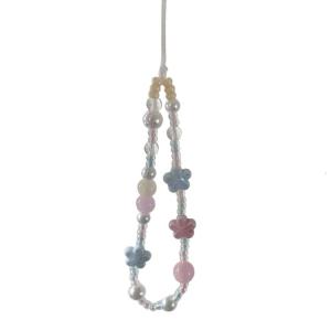 Beaded Phone Lanyard Fashion Phone Charm Strap Multiple Use Accessories for Keychain Smartphone Decoration Everyday Use