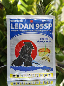 Ledan 95SP 100gam cartap nhật 100g Cartap Hydrochloride 95%: rầy xanh sầu riêng sâu đục thân ruồi bọ trĩ bọ cánh cứng