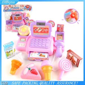 COD 1 bộ mua sắm thu ngân đồ chơi vai trò chơi Kit cho trẻ em tiền mặt đăng ký Playset siêu thị thanh toán đồ chơi với âm thanh và ánh sáng